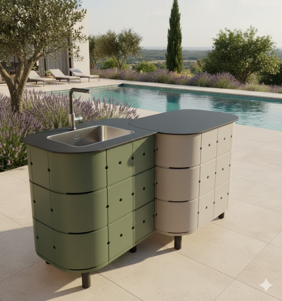 DUO sans cuisson Kaki/ Champagne