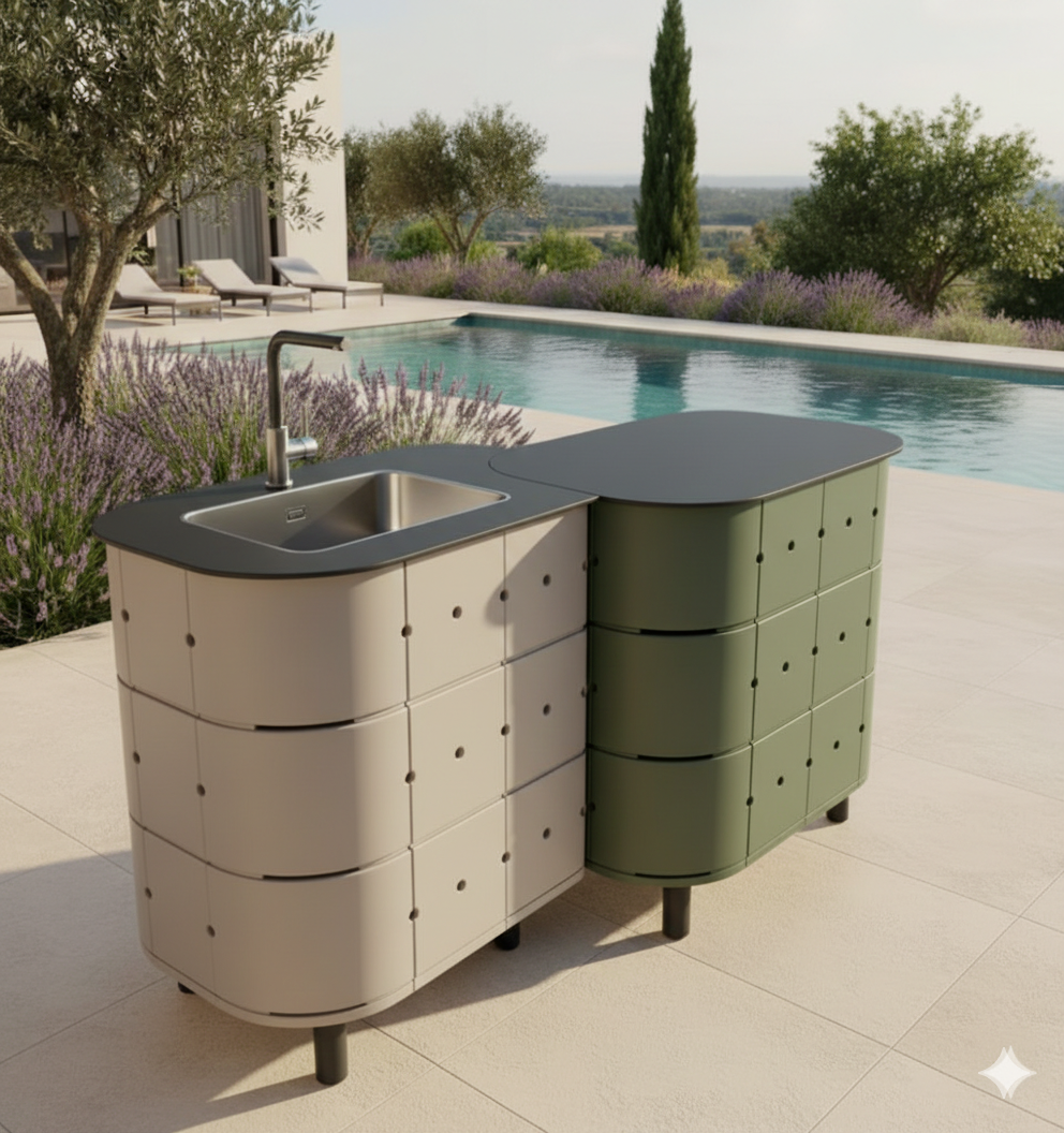 DUO sans cuisson Champagne/ Kaki