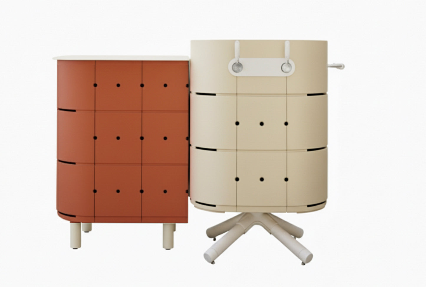DUO Terra Cotta / Champagne