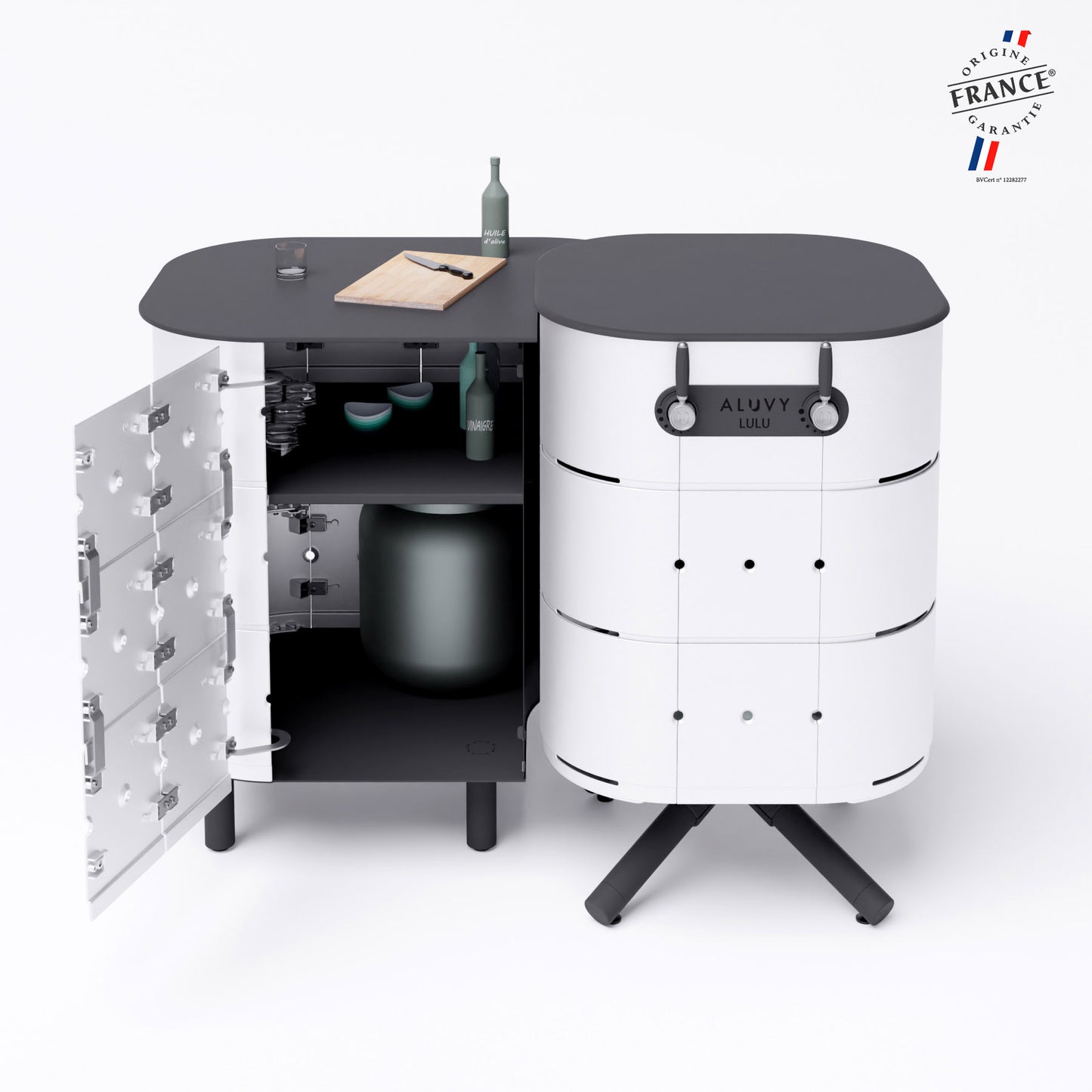 Cuisine DUO Blanc Basalte