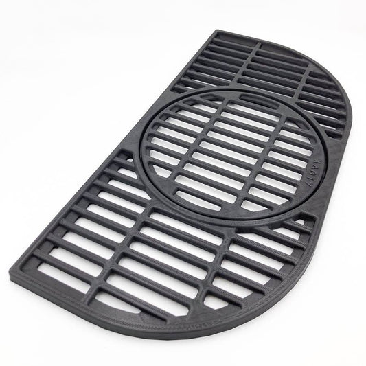 Grille en fonte émaillée