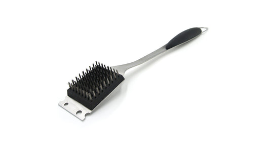 Brosse nettoyage facile acier et polypropylène barbecues lulu et marcel 46,5x6x2,5 cm