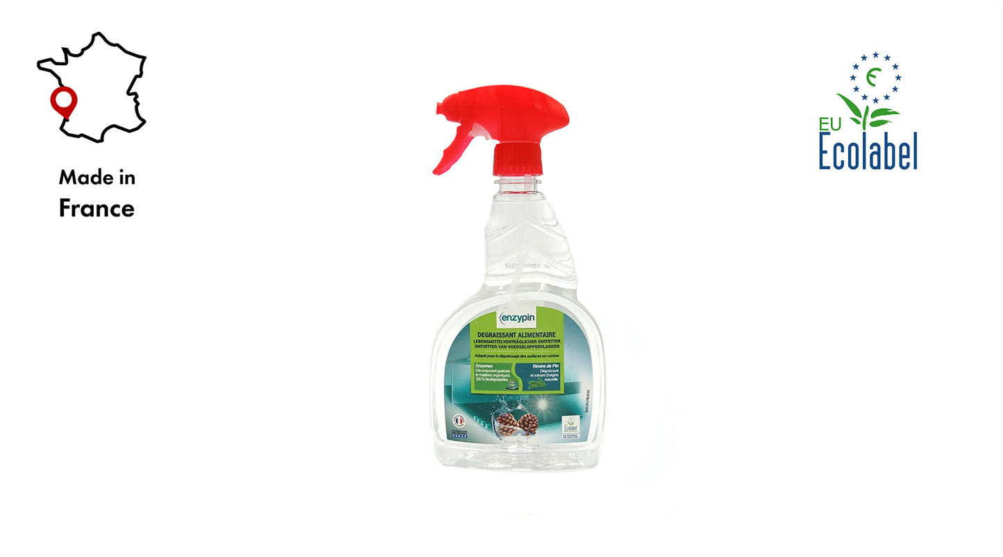 Bouteille dégraissant made in france certifié écolabel toutes surfaces pour barbecues 750 ml - origine naturelle et 100% biodégradable