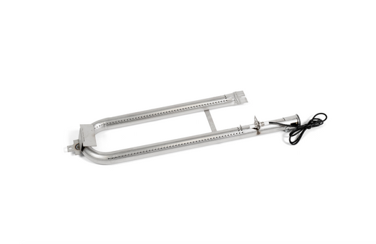 1 bruleur gaz en U inox pour barbecue au gaz LULU