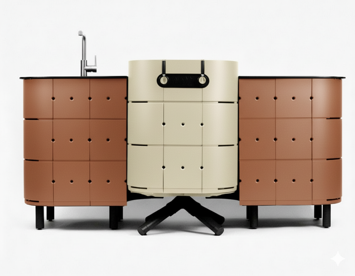 TRIO Terracotta / Champagne / Terracotta