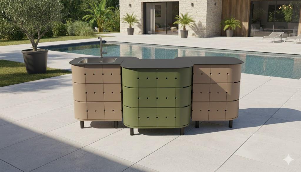 TRIO sans cuisson  Champagne / Kaki / Champagne