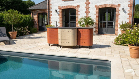 TRIO  sans cuisson Terracotta / Champagne / Terracotta