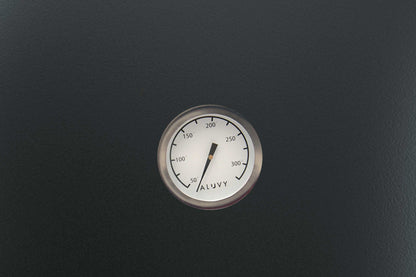 Zoom sur cadran thermostat dôme Barbecue design gaz lulu